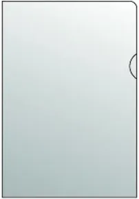 Dokumenten-Hülle L, A4, 180mic, transparent, PVC, 100Stk